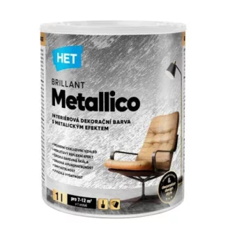   Dekorfesték Metálfesték Het Brillant Metallico választható színben 1l
