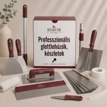 Professzionális glettlehúzók, készletek
