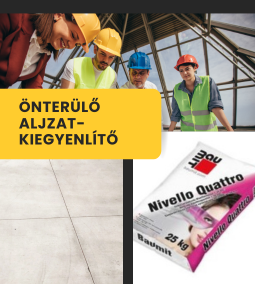 Miért használj önterülő aljzatkiegyenlítőt?