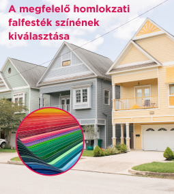 Amit szem előtt kell tartanunk a megfelelő homlokzati falfesték színének kiválasztásakor