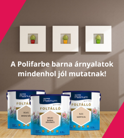 A Polifarbe barna árnyalatok mindenhol jól mutatnak!