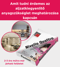 Amit tudni érdemes az aljzatkiegyenlítő anyagszükséglet meghatározása kapcsán