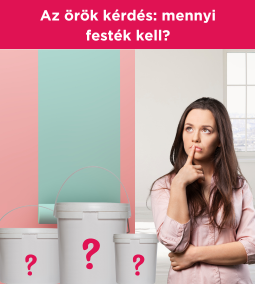 Az örök kérdés: mennyi festék kell?