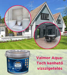 Az Aqua-Tech kenhető vízszigetelést neked is érdemes kipróbálni!