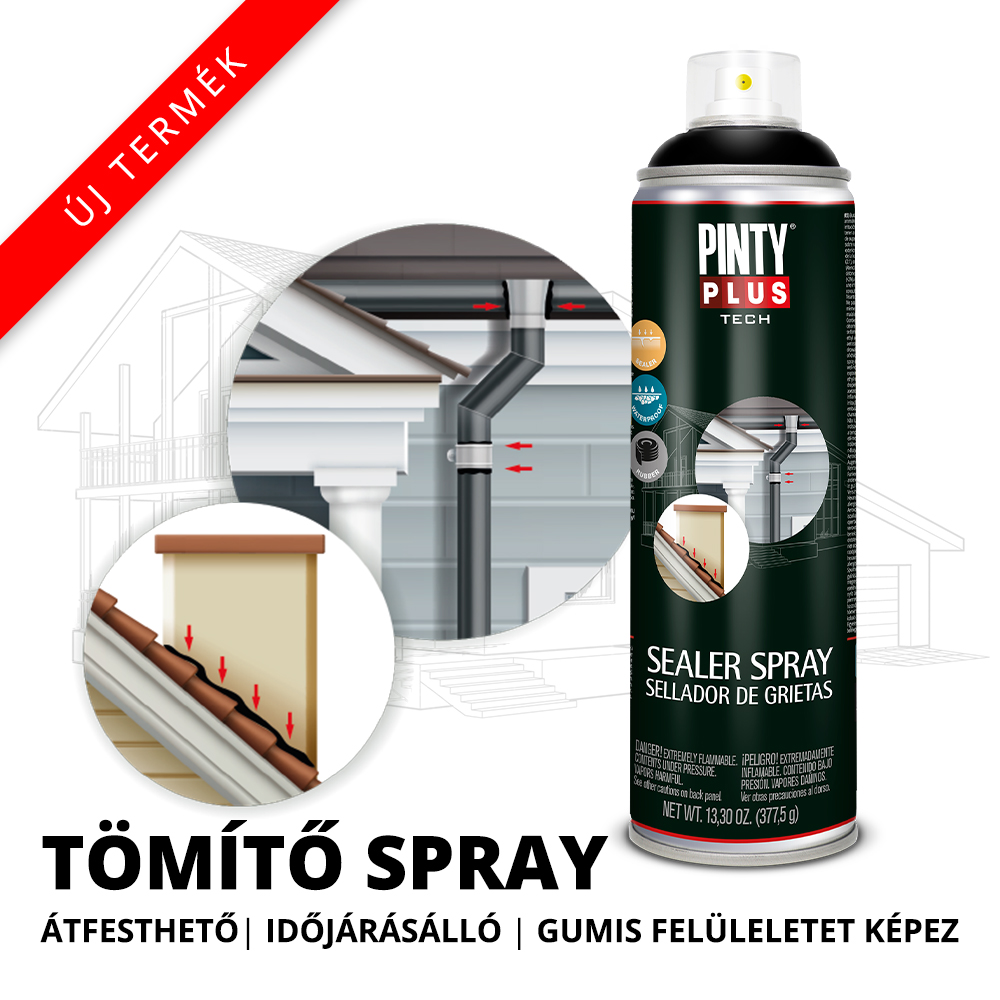 Mit kell tudnod a Pinty Plus Tech tömítő sprayről?