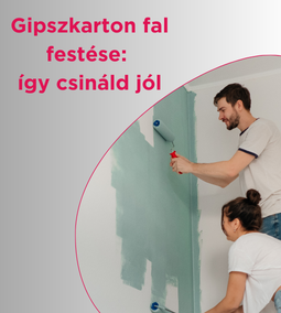 Gipszkarton fal festése: így csináld jól
