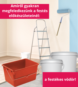 Amiről gyakran megfeledkezünk a festés előkészületeinél: a festékes vödör!