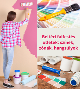 Beltéri falfestés ötletek: színek, zónák, hangsúlyok