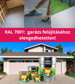 RAL 7001: a szín, amely a garázs felújításához is elengedhetetlen!