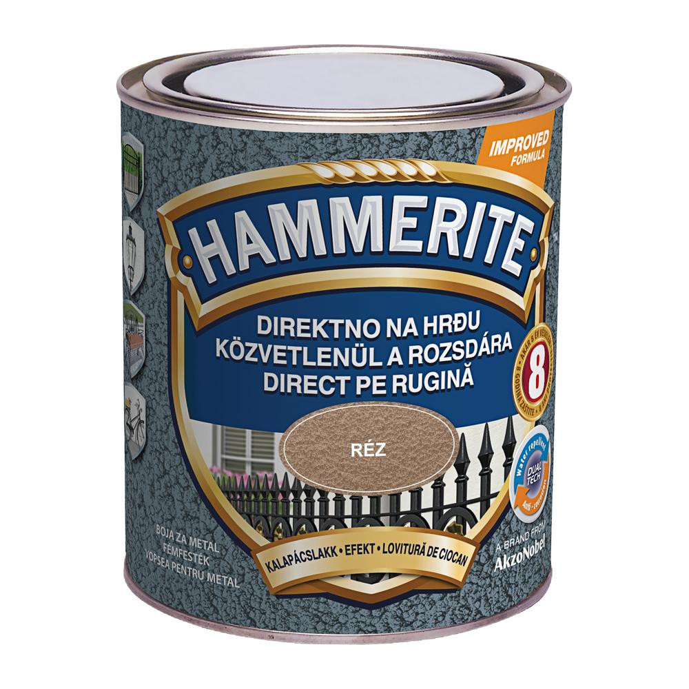 Hammerite közvetlenül rozsdára festék réz kalapácslakk 0,75 l